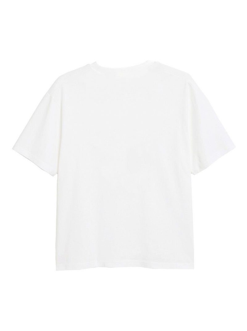 Lilo et Stitch - T-shirt SUMMER VIBES (Lilo, Stitch) Blanc Rose - Kiabi