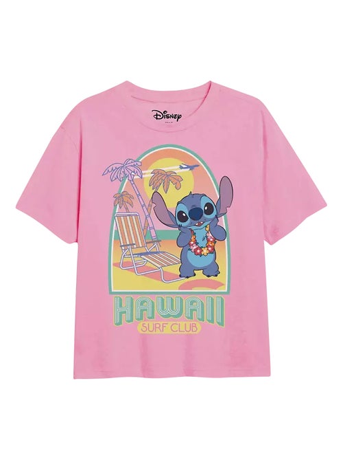 Lilo et Stitch - T-shirt SURF CLUB (Stitch) - Kiabi