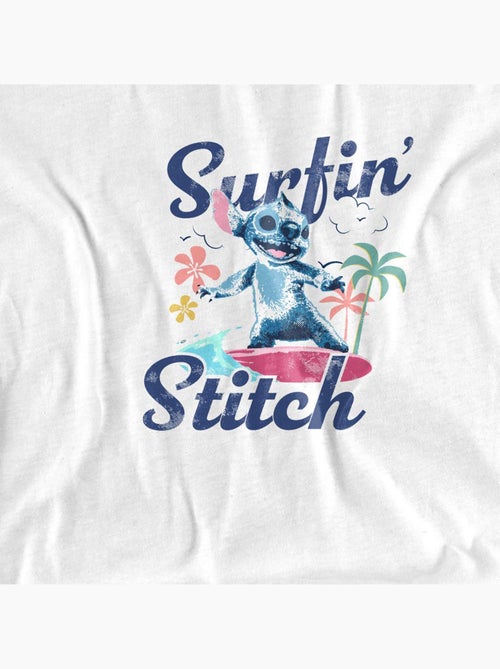 Lilo et Stitch - T-shirt SURFIN WAVES (Stitch) - Kiabi