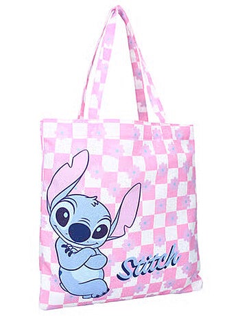 Lilo et Stitch - Tote bag BAG IT UP (Design/motif: Imprimé intégral, Personnage, Fleurs)