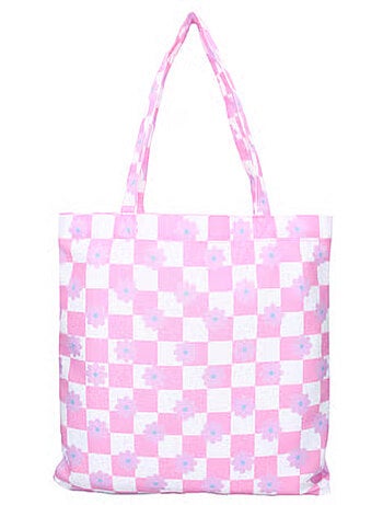 Lilo et Stitch - Tote bag BAG IT UP (Design/motif: Imprimé intégral, Personnage, Fleurs)