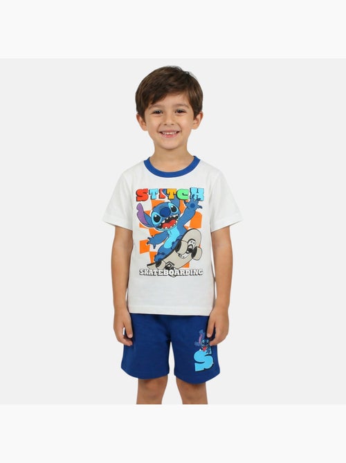 Lilo & stitch - ensemble t-shirt manches courtes et short imprimés - Kiabi Lilo & stitch - ensemble t-shirt manches courtes et short imprimés - Kiabi