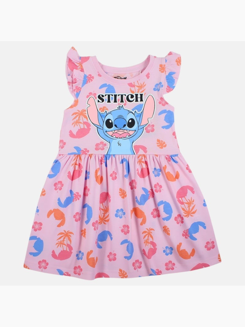Lilo & Stitch - Robe à motifs avec personnage Rose - Kiabi
