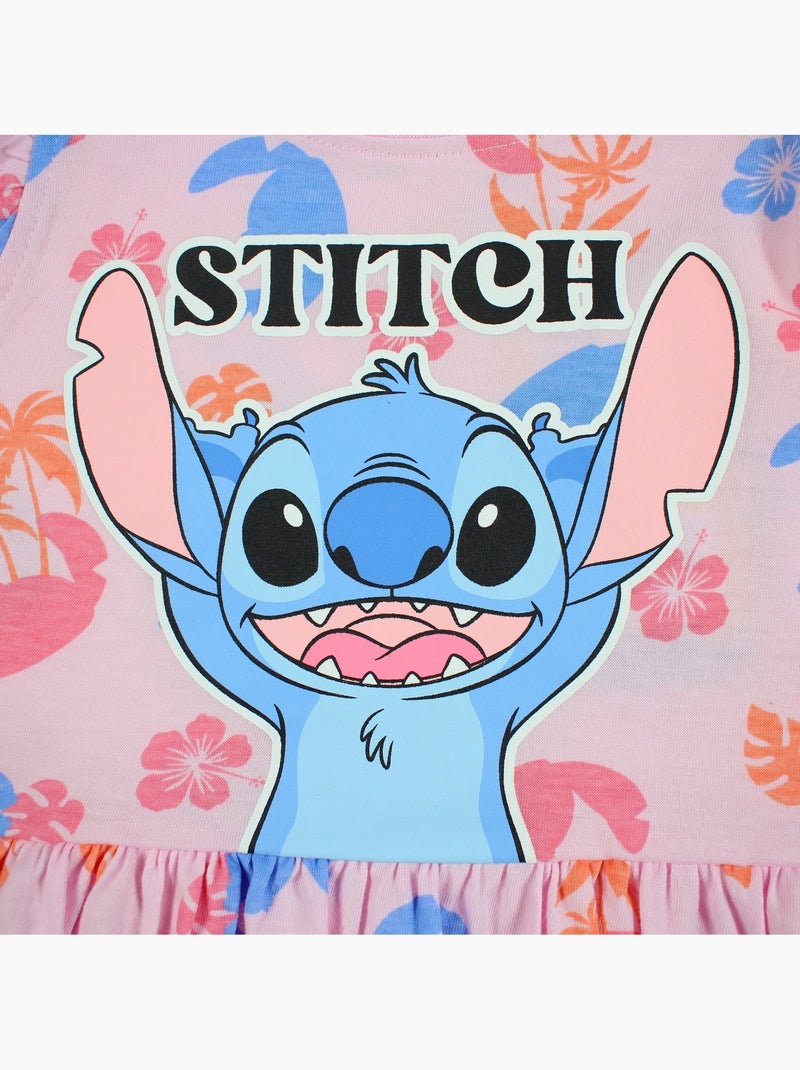 Lilo & Stitch - Robe à motifs avec personnage Rose - Kiabi