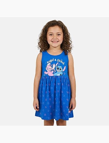 Lilo & Stitch - Robe à motifs coeur avec personnage