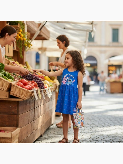 Lilo & Stitch - Robe à motifs coeur avec personnage - Kiabi