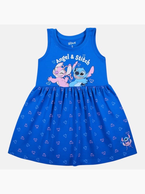 Lilo & Stitch - Robe à motifs coeur avec personnage - Kiabi
