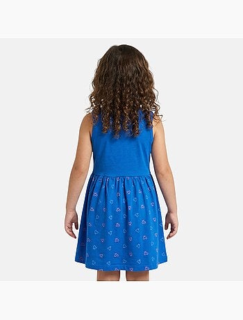 Lilo & stitch - robe sans manches à motifs cœurs, col rond
