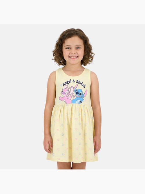 Lilo & stitch - robe sans manches à motifs cœurs, col rond - Kiabi Lilo & stitch - robe sans manches à motifs cœurs, col rond - Kiabi