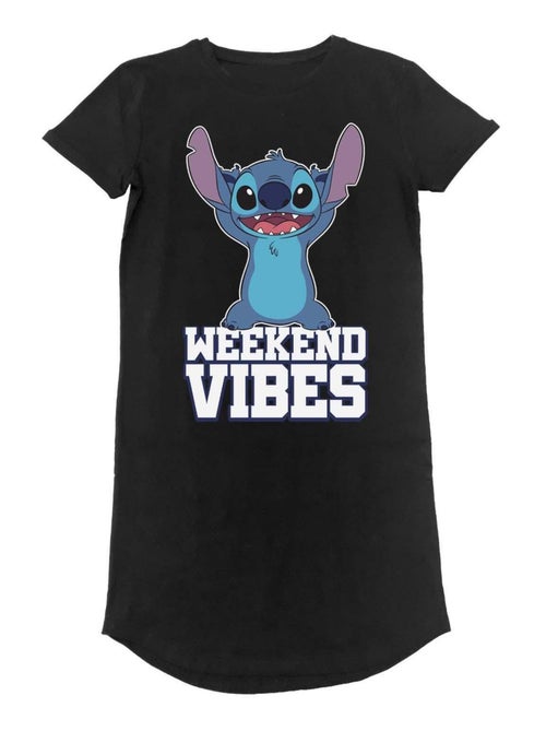 Lilo & Stitch - Robe t-shirt WEEKEND VIBES - Kiabi