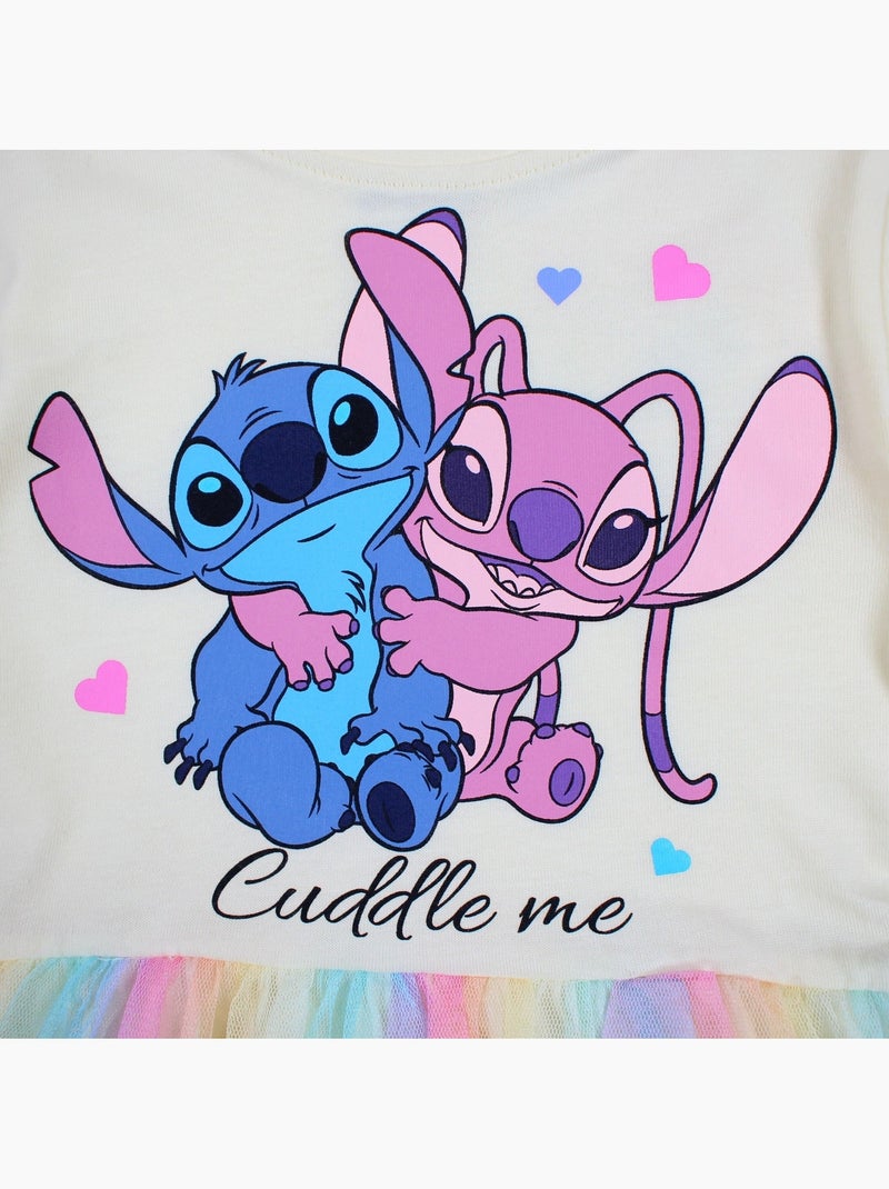 Lilo & Stitch - Robe tulle avec personnage Jaune - Kiabi