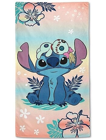 Lilo & Stitch - Serviette de plage enfant à motif personnage coloré