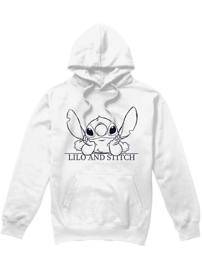 Lilo & Stitch - Sweat à capuche Blanc - Kiabi