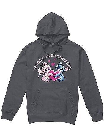 Lilo & Stitch - Sweat à capuche MADE FOR EACH OTHER