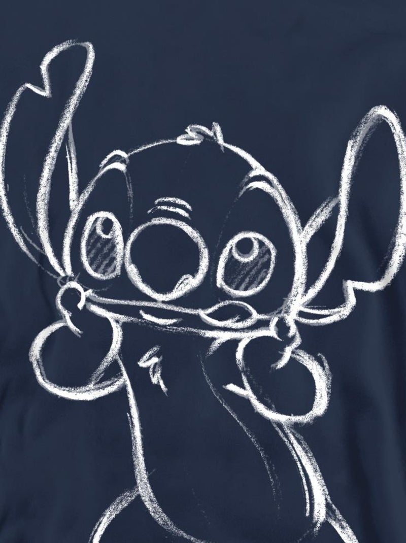 Lilo & Stitch - Sweat style Croquis Bleu marine - Kiabi