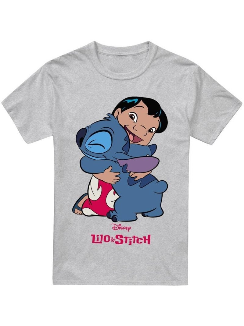 Lilo & Stitch - T-shirt 90S Gris chiné - Kiabi