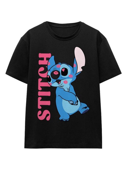 Lilo & Stitch - T-shirt COVERED IN KISSES - Kiabi