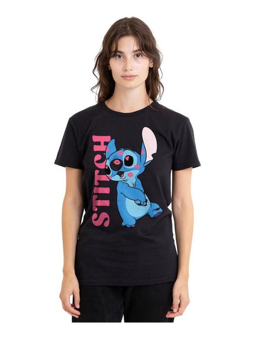 Lilo & Stitch - T-shirt COVERED IN KISSES - Kiabi