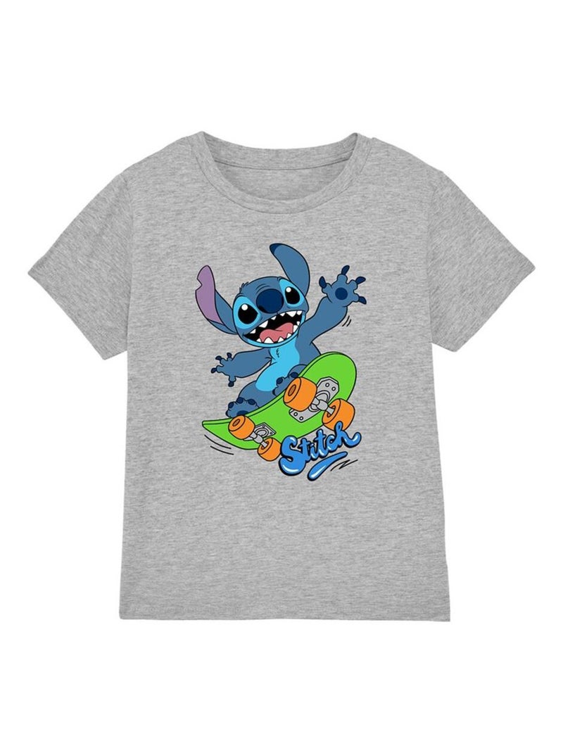 Lilo & Stitch - T-shirt Gris chiné - Kiabi