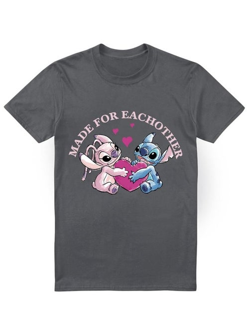 Lilo & Stitch - T-shirt MADE FOR EACH OTHER - Kiabi
