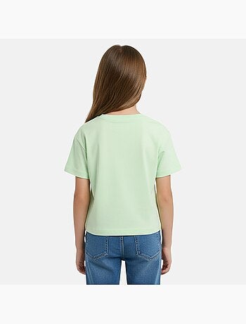 Lilo & Stitch - T-shirt manches courtes fille avec personnage