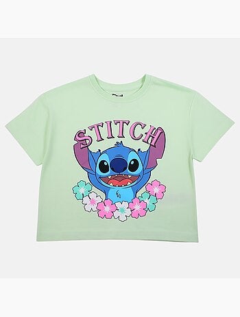 Lilo & Stitch - T-shirt manches courtes fille avec personnage