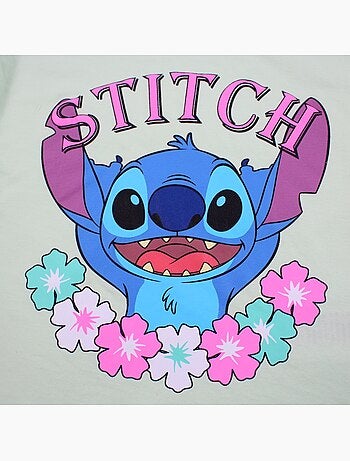 Lilo & Stitch - T-shirt manches courtes fille avec personnage