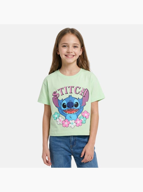 Lilo & Stitch - T-shirt manches courtes fille avec personnage - Kiabi