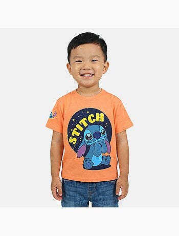 Lilo & Stitch - T-shirt manches courtes garçon avec personnage