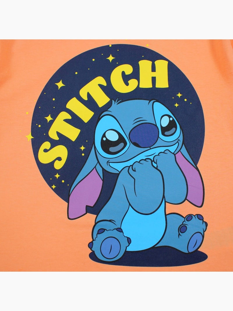 Lilo & Stitch - T-shirt manches courtes garçon avec personnage Orange - Kiabi