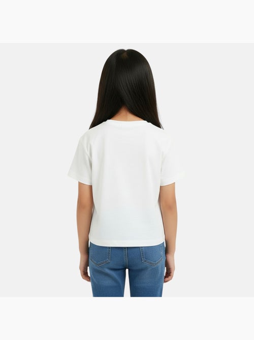 Lilo & stitch - t-shirt manches courtes imprimé, col rond - Kiabi