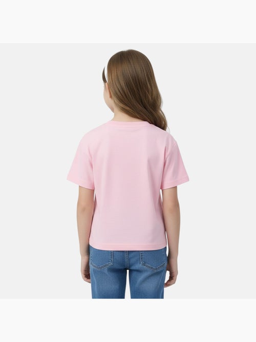 Lilo & stitch - t-shirt manches courtes imprimé, col rond - Kiabi