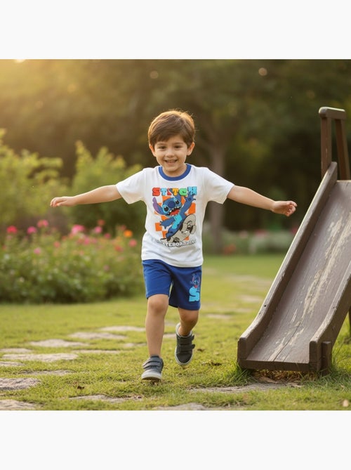 Lilo & Stitch - T-shirt manches courtes personnage avec short - Kiabi