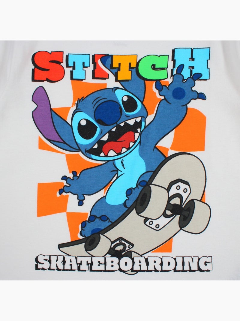 Lilo & Stitch - T-shirt manches courtes personnage avec short Orange - Kiabi