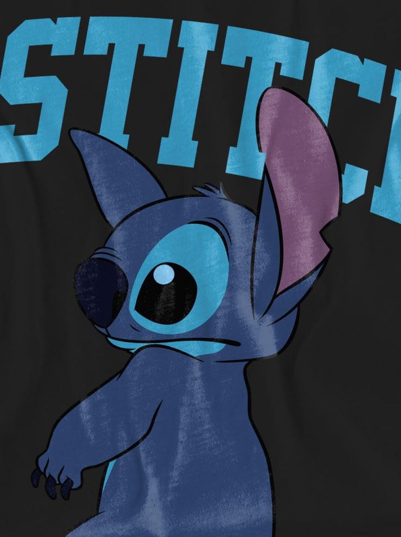 Lilo & Stitch - T-shirt motif pose classique Noir - Kiabi