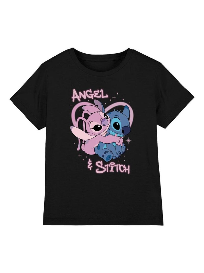 Lilo & Stitch - T-shirt Noir - Kiabi