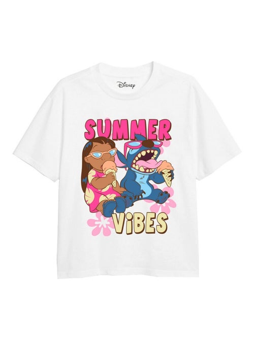 Lilo & Stitch - T-shirt SUMMER VIBES - Kiabi