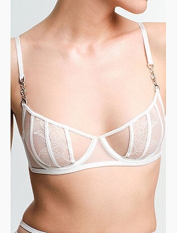 Lilya fendue soutien-gorge à armatures en dentelle penti