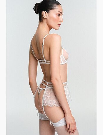 Lilya fendue soutien-gorge à armatures en dentelle penti