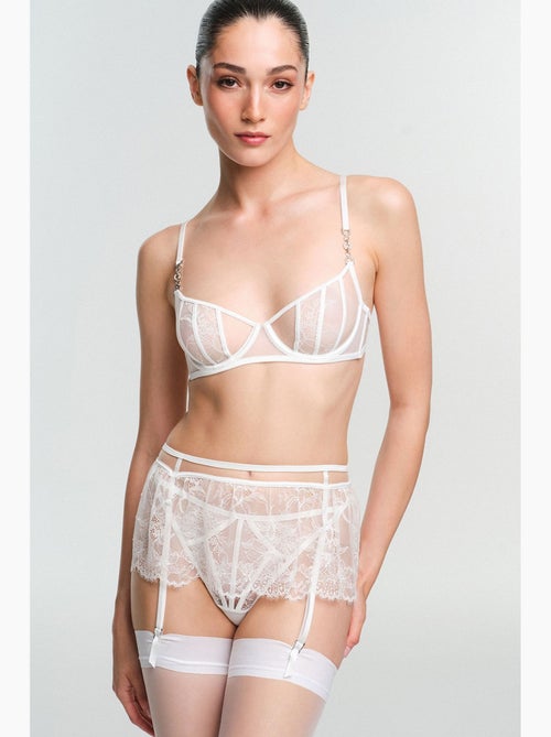 Lilya fendue soutien-gorge à armatures en dentelle penti - Kiabi Lilya fendue soutien-gorge à armatures en dentelle penti - Kiabi