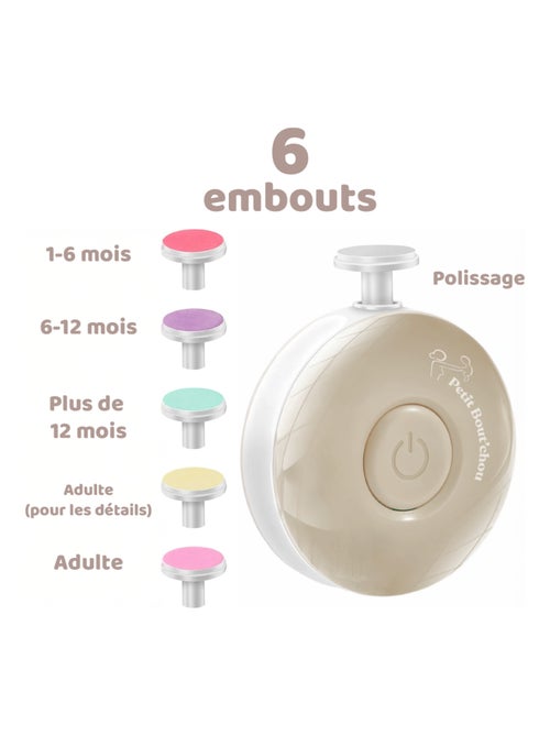 Lime à ongles électrique ROSE / Petit Bout'chou ®️ - Kiabi