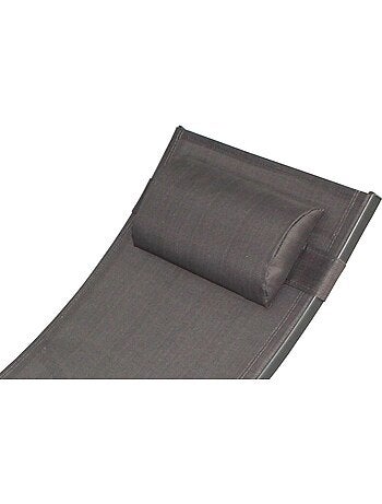 LIMEA Transat ajustable et empilable avec pieds en acier gris