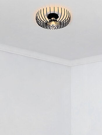 LINDA - Suspension noire en métal