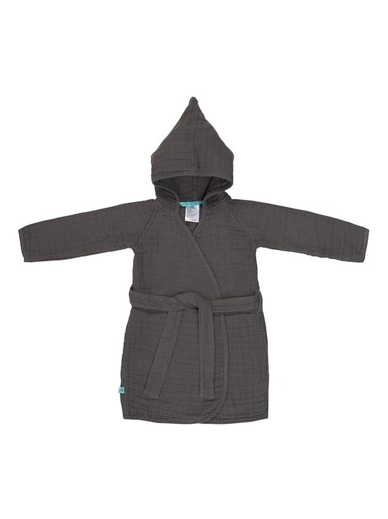 Linge de Bain pour Bébé Gaze de coton PROMO LINGE gris anthracite - Kiabi