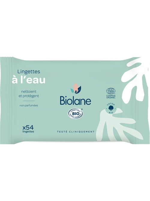 Lingettes à l'eau certifiées biologiques biolane - Kiabi Lingettes à l'eau certifiées biologiques biolane - Kiabi