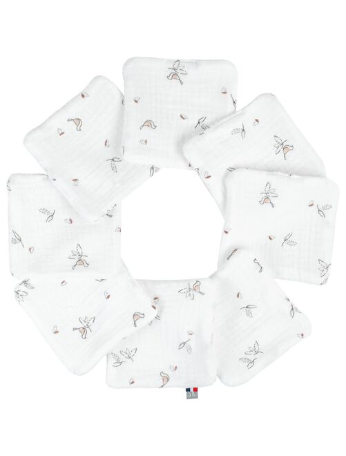 Lingettes bébé lavables 8 pièces, Melody SEVIRA KIDS - Kiabi