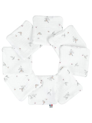 Lingettes bébé lavables 8 pièces, Melody SEVIRA KIDS