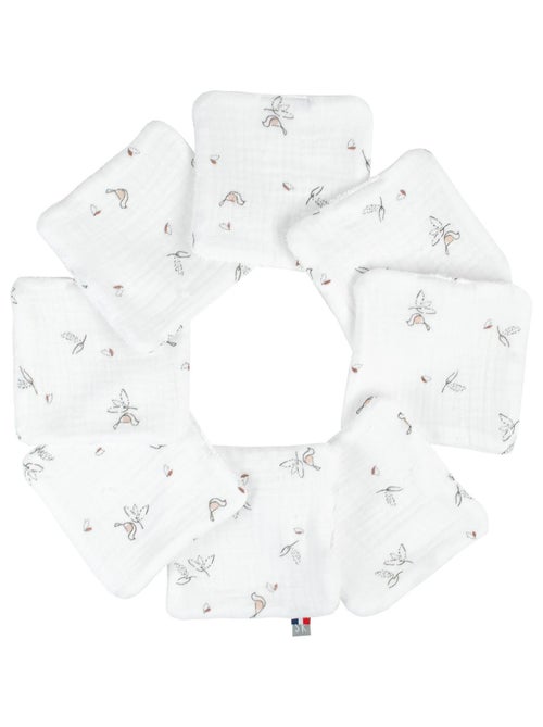 Lingettes bébé lavables 8 pièces, Melody SEVIRA KIDS - Kiabi