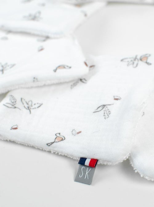 Lingettes bébé lavables 8 pièces, Melody SEVIRA KIDS - Kiabi