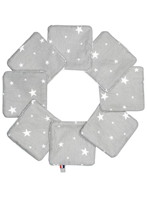 Lingettes bébé lavables en 100% coton 8 pièces, STELLA SEVIRA KIDS - Kiabi